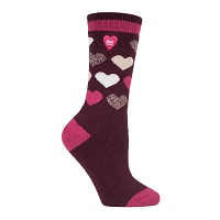 Γυναικείες Κάλτσες Heat Holders Jacquard Lite Socks Wine/Rasp 2650 80023     